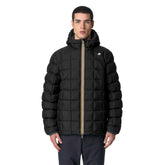 Giacca Uomo K-Way Jack St Thermo Double Verde Nero | NonSoloSport