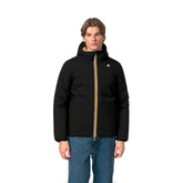 Giacca Uomo K-Way Jack St Thermo Double Nero Beige | NonSoloSport