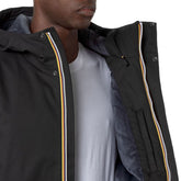 Giacca Uomo K-Way Jacko Twill Marmotta Nero Blu | NonSoloSport