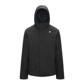 Giacca Uomo K-Way Jacko Twill Marmotta Nero Blu | NonSoloSport