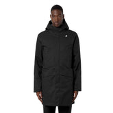 Giacca Uomo K-Way Jarno Twill Marmotta Nero Blu | NonSoloSport