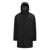 Giacca Uomo K-Way Jarno Twill Marmotta Nero Blu | NonSoloSport