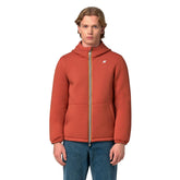 Giacca Uomo K-Way Reversibile Jack Spacer Arancione Blu | NonSoloSport