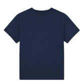 T-Shirt Bambino Lacoste Little Logo Blu | NonSoloSport