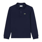 Polo Ragazzo Lacoste Pique Blu | NonSoloSport