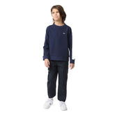 Felpa Bambino Lacoste Bande Logo Blu | NonSoloSport