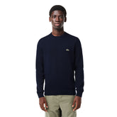 Maglione Uomo Lacoste Monocromatico Blu | NonSoloSport