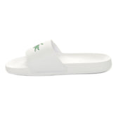 Ciabatta Uomo Lacoste Serve Slide 0.0 Bianco Verde | NonSoloSport