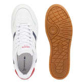 Sneakers Uomo Lacoste T-Clip Set Bianco Blu Rosso | NonSoloSport