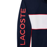 Felpa Uomo Lacoste Stampa Full Zip Blu | NonSoloSport