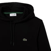 Felpa Uomo Lacoste Pile Nero | NonSoloSport