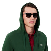 Felpa Uomo Lacoste Full Zip Verde | NonSoloSport