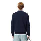 Felpa Uomo Lacoste Classic Fit Blu Navy | NonSoloSport