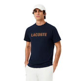 T-Shirt Uomo Lacoste Grafica Ultra Blu | NonSoloSport