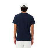 T-Shirt Uomo Lacoste Grafica Ultra Blu | NonSoloSport