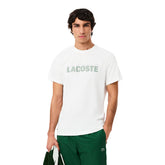 T-Shirt Uomo Lacoste Grafica Ultra Dry Bianco | NonSoloSport