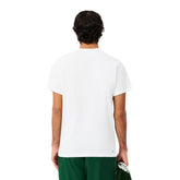 T-Shirt Uomo Lacoste Grafica Ultra Dry Bianco | NonSoloSport