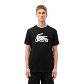 T-Shirt Uomo Lacoste Ultra Dry Nero | NonSoloSport
