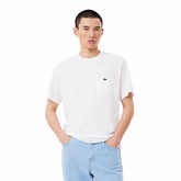 T-Shirt Uomo Lacoste Taschino Bianco | NonSoloSport