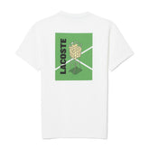 T-Shirt Uomo Stampa Tennis Ultra Dry Bianco | NonSoloSport