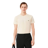 T-Shirt Uomo Lacoste Pima Beige | NonSoloSport