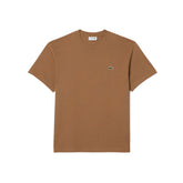 T-Shirt Uomo Lacoste Cotone Marrone | NonSoloSport