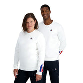 Felpa Le Coq Sportif Tri N1 Bianco | NonSoloSport
