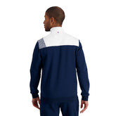 Felpa Uomo Le Coq Sportif French Terry Full Zip Colorblock Saison1 N1 Blu | NonSoloSport