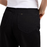 Pantalone Donna Lee Jeans Denim Wide Stella A Line Nero | NonSoloSport