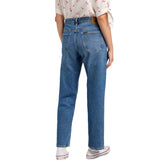 Pantalone Donna Lee Jeans Denim Rider Straight Blu | NonSoloSport