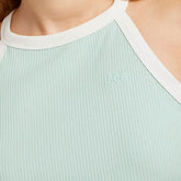 Canotta Donna Lee Jeans Cropped Halter Top Seafoam | NonSoloSport