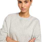 Felpa Donna Lee Jeans Raglan Crew Grigio | NonSoloSport