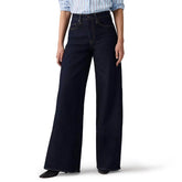 Jeans Donna Levi's 728 Gamba Ampia Blu Scuro | NonSoloSport