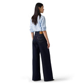 Jeans Donna Levi's 728 Gamba Ampia Blu Scuro | NonSoloSport