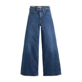 Jeans Donna Levi's 728 Gamba Ampia Blu | NonSoloSport