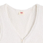 Gilet Donna Levi's Mini Helen Bouclè Bianco | NonSoloSport