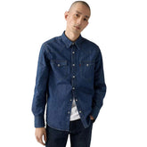 Camicia Uomo Levi's Standard Western Barstow Blu | NonSoloSport