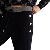 Liu Jo Pantaloni Jogging in Maglia Donna Nero | NonSoloSport