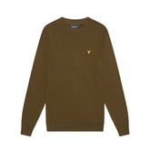 Maglione Uomo Lyle & Scott Merino Oliva | NonSoloSport