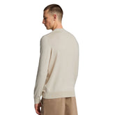 Maglione Uomo Lyle & Scott Merino Beige | NonSoloSport