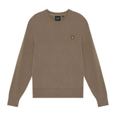 Maglione Uomo Lyle & Scott Small Logo Beige | NonSoloSport