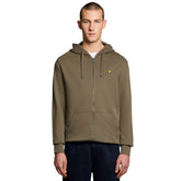 Felpa Uomo Lyle & Scott Loopback Verde Cachi | NonSoloSport