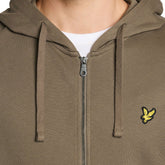 Felpa Uomo Lyle & Scott Loopback Verde Cachi | NonSoloSport