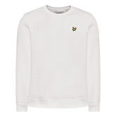 Felpa Uomo Lyle & Scott Crew Neck Bianco | NonSoloSport