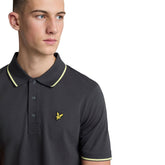 Polo Uomo Lyle & Scott Tipped Grigio | NonSoloSport