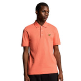 Polo Uomo Lyle & Scott Plain Rosso Corallo | NonSoloSport