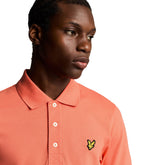 Polo Uomo Lyle & Scott Plain Rosso Corallo | NonSoloSport