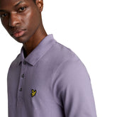 Polo Uomo Lyle & Scott Plain Viola | NonSoloSport