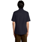Camicia Uomo Lyle & Scott Linen Blend Blu Scuro | NonSoloSport