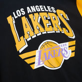 Felpa Uomo Mitchell & Ness Nba All Over 3.0 Lakers Girocollo Fleece Nero | NonSoloSport